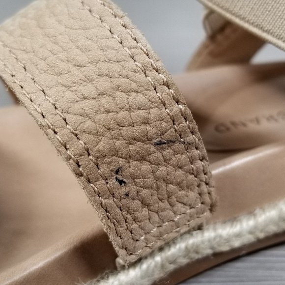 Lucky Brand Dilane Sandals, Stone Embossed Nubuck, Womens Size 6 M / 36.5 - Picture 13 of 13